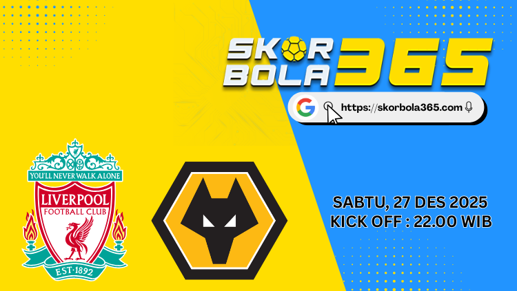 Liverpool vs Wolves pada laga Premier League 27 Desember 2025 dengan kick off pukul 22.00 WIB