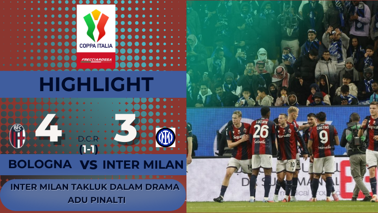 Ciro Immobile menendang penalti penentu kemenangan Bologna atas Inter Milan di adu penalti Supercoppa Italiana 2025. - skorbola365.com