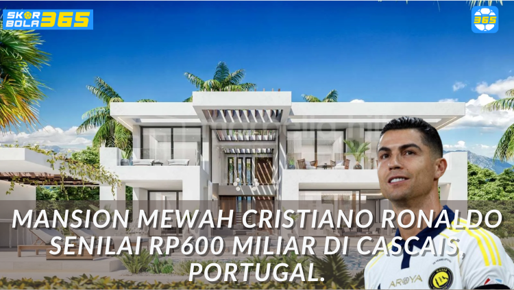Foto eksterior mansion mewah Cristiano Ronaldo senilai Rp600 miliar di Cascais, Portugal