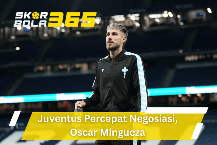 Oscar Mingueza terlihat di stadion di tengah kabar Juventus mempercepat negosiasi transfer