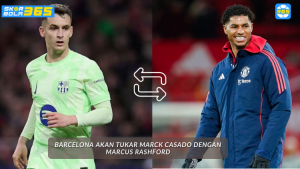 Marcus Rashford dan Marc Casado - Ilustrasi Strategi Pertukaran Pemain Barcelona ke Manchester United