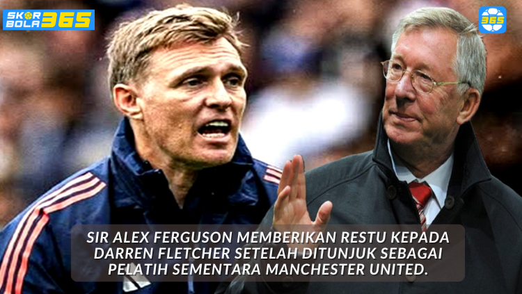Sir Alex Ferguson memberikan restu kepada Darren Fletcher setelah ditunjuk sebagai pelatih sementara Manchester United.