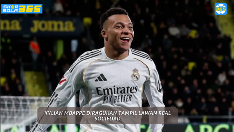 Kylian Mbappe terlihat berlatih bersama Real Madrid jelang laga melawan Real Sociedad menurut analisis SKOR BOLA 365