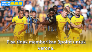Pisa menahan Verona tanpa kemenangan dalam pertandingan Liga Italia yang berlangsung ketat