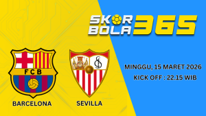 Prediksi pertandingan Barcelona vs Sevilla Minggu 15 Maret 2026 pukul 22.15 WIB Liga Spanyol