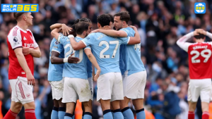 SKOR BOLA 365 mencatat kemenangan Man City 2-1 atas Arsenal di Premier League