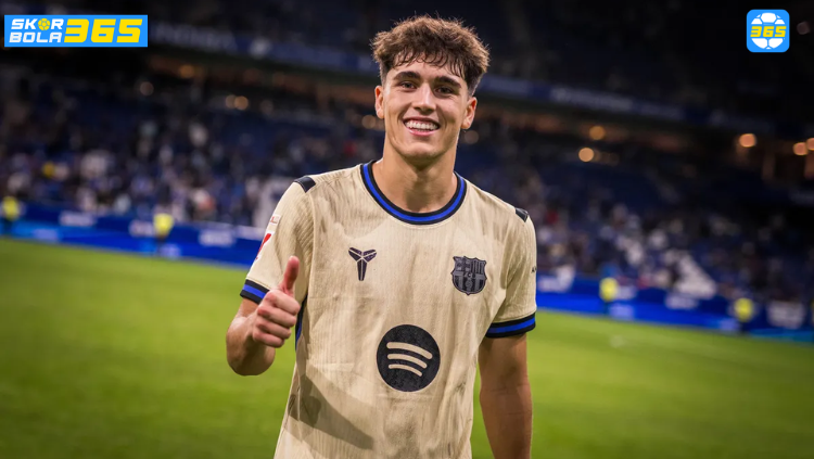 Pau Cubarsi meraih Man of the Match versi SKOR BOLA 365 saat Barca tandang ke Osasuna